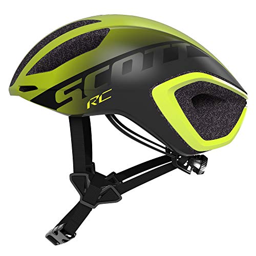 SCOTT 275183 Casco para Bicicleta, Unisex Adulto, ra Yel/dk gr, L