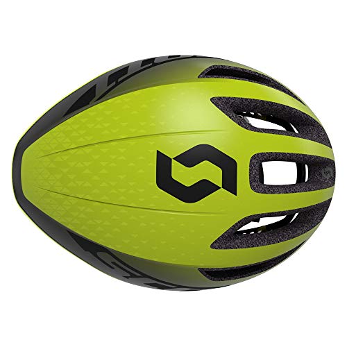 SCOTT 275183 Casco para Bicicleta, Unisex Adulto, ra Yel/dk gr, L