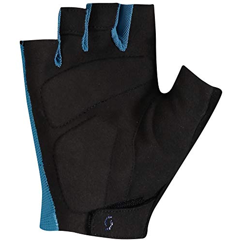 Scott Essential Gel Atlantic 2021 - Guantes cortos de ciclismo (talla XS), color azul y negro