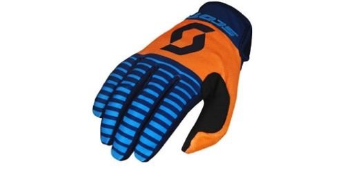 SCOTT Guantes Glove 350 Track Color Azul-Naranja Talla L