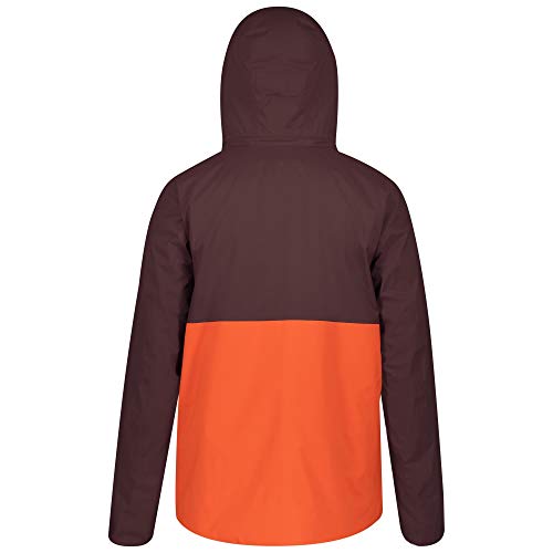 Scott MS Ultimate DRX - Chaqueta de esquí para hombre, Hombre, Red Fudge - Orange Pumpkin, medium