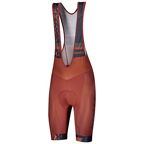 Scott RC Team ++ 2021 - Pantalón corto de ciclismo, color negro y blanco, Hombre, Rust Red - Midnight Blue, xx-large