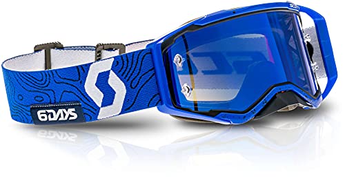 Scott Sports Prospect 2021 6 días Enduro Italia Edición Limitada Hombres MX Gafas Talla Única Azul Eléctrico - Azul Cromo