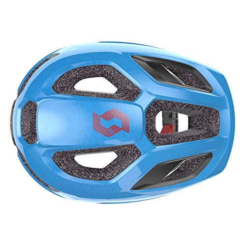 Scott Spunto 2021 - Casco de bicicleta infantil (talla 50-56 cm), color azul