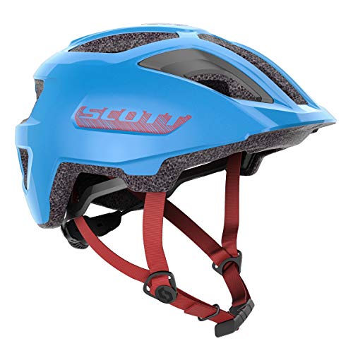 Scott Spunto 2021 - Casco de bicicleta infantil (talla 50-56 cm), color azul