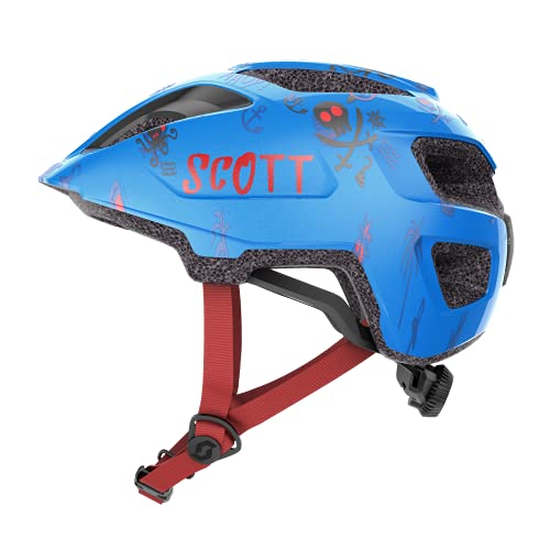 Scott Spunto 2021 - Casco infantil para bicicleta (talla 46-52 cm), color azul