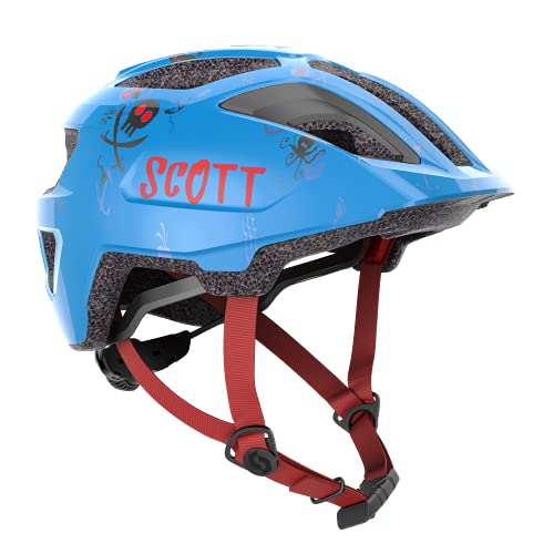 Scott Spunto 2021 - Casco infantil para bicicleta (talla 46-52 cm), color azul