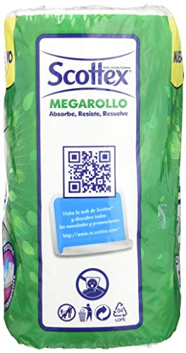 Scottex - Papel de Cocina Megarollo, 3 Rollos