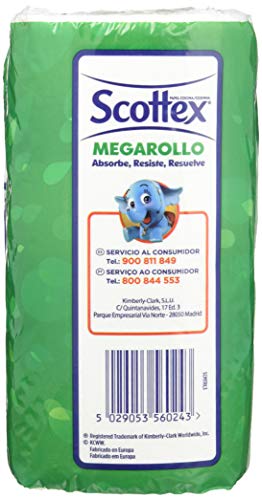 Scottex - Papel de Cocina Megarollo, 3 Rollos