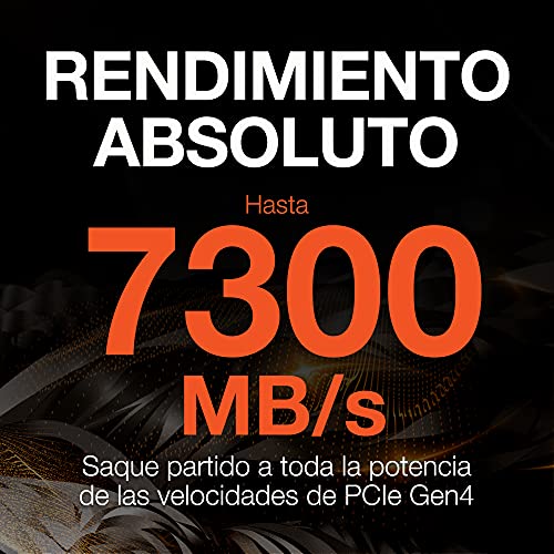 Seagate FireCuda 530, 500 GB, SSD InternO, M.2 PCIe Gen4 ×4 NVMe 1.4, 7000 MB/s, 3D TLC NAND, 2550 TBW, 1,8 M horas MTBF, disipador de calor, para PS5/PC, 3 años de servicios Rescue (ZP500GM3A023)