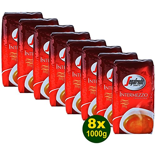 Segafredo Café expreso Intermezzo 8 x 1000 g granos