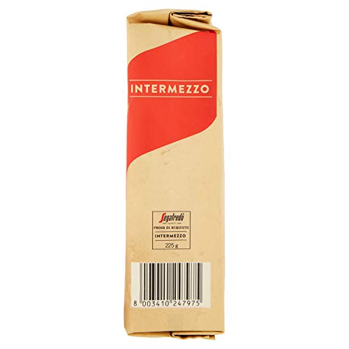 Segafredo - Zanetti- Café Molido - Intermezzo - Intensidad 12 - Café con Gran Cuerpo - Producto Italiano - 225 Gramos