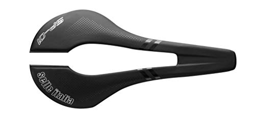 Selle Italia - Sillìn Bicicleta de Carretera SP-01 TM Superflow, Rail Manganese Tubo Ø7, Sillìn Road Perfomance Duro-tek, Comfort