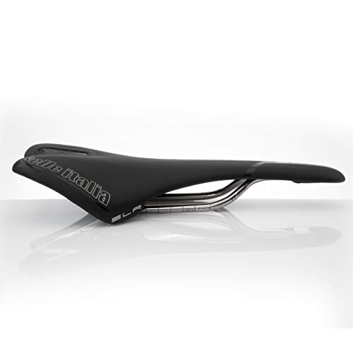 Selle Italia SLR Lite Ti316 Sillín, Unisex, Negro/Negro