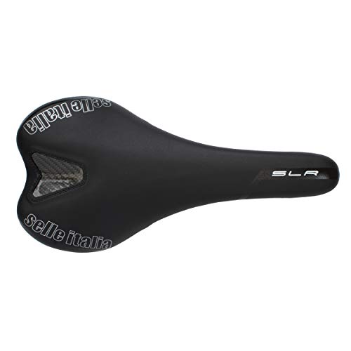 Selle Italia SLR Lite Ti316 Sillín, Unisex, Negro/Negro