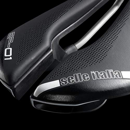 Selle Italia SP-01 Boost Ti316 Superflow S Sillines, Negro, Talla Única