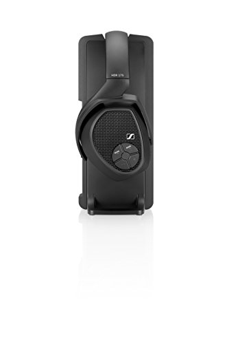 Sennheiser RS 175 Circumaural Diadema Negro RS 175, Circumaural, Diadema, Inalámbrico, 17-22000 Hz, 114 dB, Negro