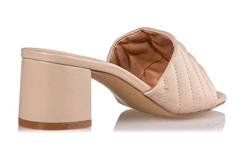 Señorita NV Mules, color Beige, talla 38 EU