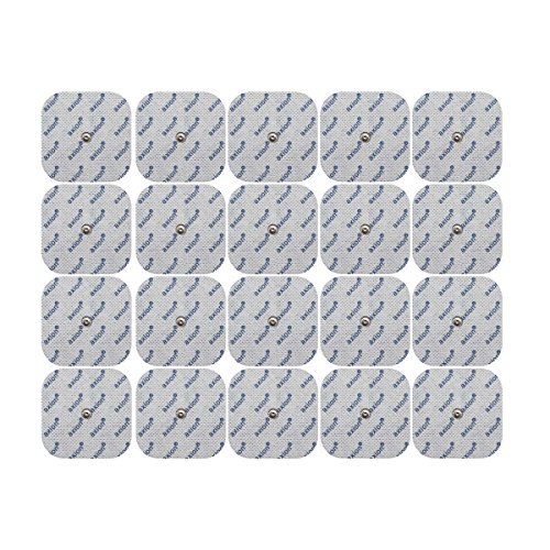 Set de 20 electrodos axion compatibles con COMPEX | Almohadillas para su aparato TENS y EMS | Set de parches mixtos para su electroestimulador, electroestimulación