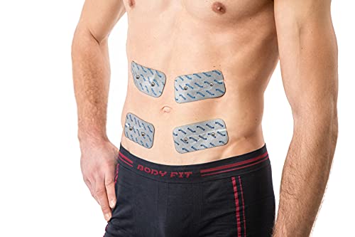 Set de 20 Electrodos axion | Son compatibles con COMPEX | Almohadillas para su aparato TENS y EMS | Set de parches mixtos para su electroestimulador/electroestimulación