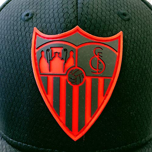 Sevilla CF Gorra Premium Negra Sevilla FC, Unisex Adulto, Talla Unica