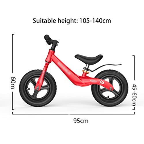 SHIJIANX Bicicleta sin Pedales,Bike para Niños de 2 a 6 Años,Bici para Aprender a Mantener EI Equilibrio,con Sillín Ajustables, Marco de Aleación de Magnesio Ligero,2 Tamaño