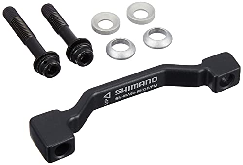 SHIMANO Adapt.Pinza del Post XTR,E-Bike. Adaptador Ciclismo, Adultos Unisex, Multicolor(Multicolor), 203mm P/PM