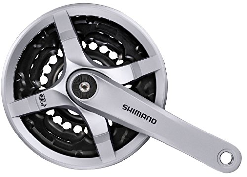 SHIMANO Kurbelgarnitur-2092832230 Bielas, Unisex Adulto, Plata, 175 mm