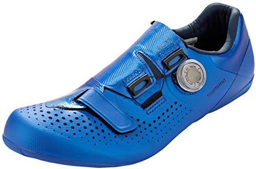 SHIMANO SH-RC500SB Men's Road Cycling Shoes, Blue - Azul, 44