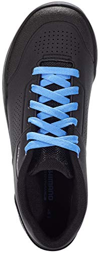 SHIMANO Zapatillas de ciclismo SH-GR5 negro/azul 2021, color Negro, talla 44 EU