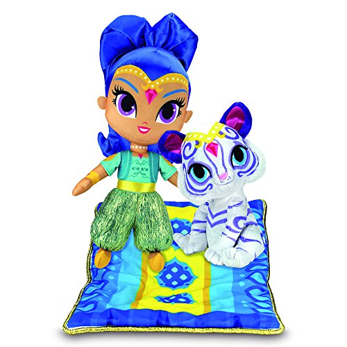 Shimmer and Shine - Peluche alfombra mágica Shine, de 30 cm (Giochi Preziosi HMH09110), color/modelo surtido