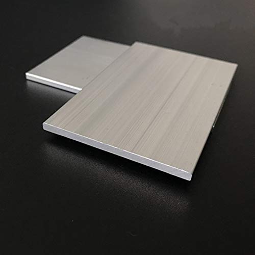 SHOUCAN 2 Piezas De Barra Plana De Aluminio 6061 Placa De Aluminio Sólido Espesor 12 / 15mm Longitud 200mm Buena Procesabilidad,15×40×200mm