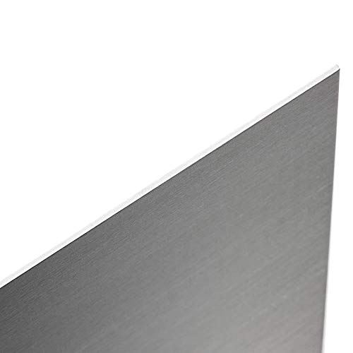 SHOUCAN Espesor De Placa De Aluminio 6061 2-5 mm, 5 Piezas Hoja De Aluminio De 100X100 mm Material Duradero Y Práctico,100×100×2mm