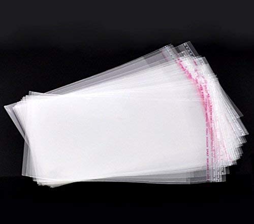siaura Material - 200x auto-adhesivo bolsitas de plásticos 13, 5x10cm