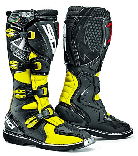 SIDI - Botas Agueda, amarillo neón y negro, talla 42