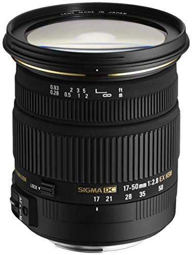Sigma DC - Objetivo para Nikon (17-50mm, f/2.8, estabilizador, 77 mm), color negro