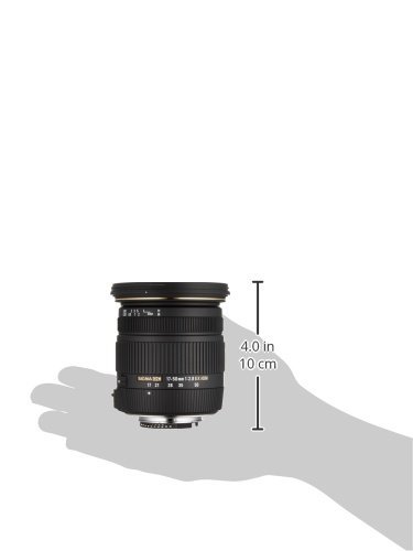 Sigma DC - Objetivo para Nikon (17-50mm, f/2.8, estabilizador, 77 mm), color negro