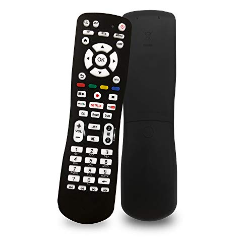 SIUMAL Mando a Distancia Universal TV para Samsung, LG, Sony, Sharp, Smart TV, Philips, Toshiba, SANYO, HITACHI, Panasonic, Pioneer TV/TV Box con Botones de Amazon Netflix Youtube