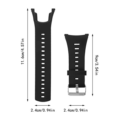 siwetg Correa de silicona de repuesto para Suunto Ambit Series 1/2/3