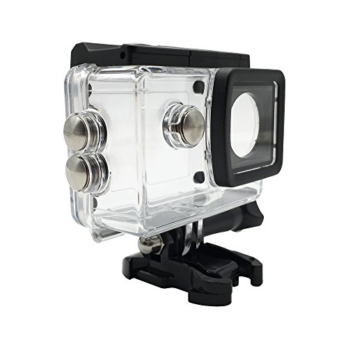 SJCam SJ-WATPR-4000 - Carcasa estanca Original SJCAM Compatible con Modelos de la Serie SJCAM SJ4000, Transparente