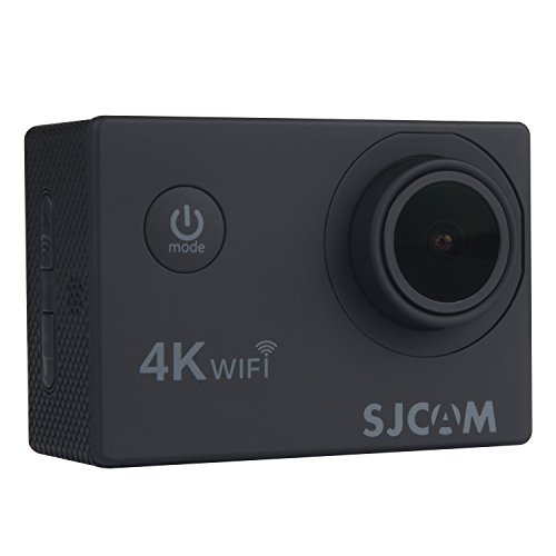 SJCam SJ4000 Air - Videocámara (4K, 16 MP, WiFi, Pantalla Trasera 2" LTPS LCD), Color Negro