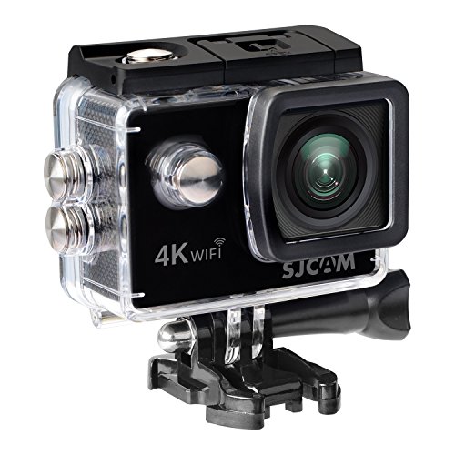 SJCam SJ4000 Air - Videocámara (4K, 16 MP, WiFi, Pantalla Trasera 2" LTPS LCD), Color Negro