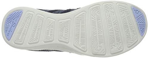 Skechers City Pro-What A Vision, Zapatillas Sin Cordones Mujer, Multicolor (NVY Black Heathered Mesh/Durabuck/Hot Melt/White Trim), 37 EU