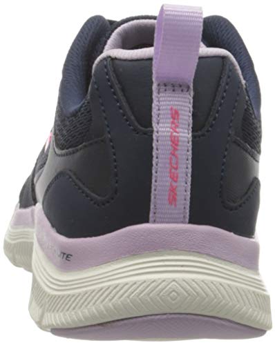 Skechers Flex Appeal 4.0, Zapatillas Mujer, Navy, 37 EU