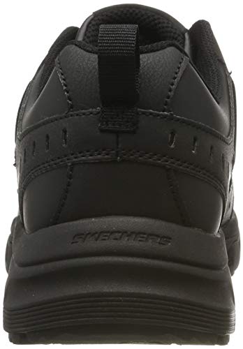 Skechers Oak Canyon-Redwick, Zapatillas Hombre, Negro (BBK Black Leather/Synthetic/Textile/Black Trim), 42 EU