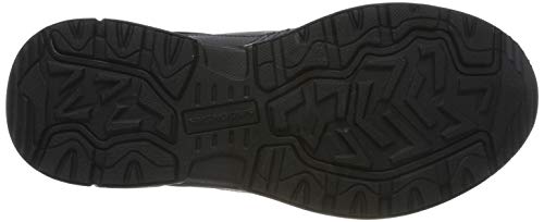 Skechers Oak Canyon-Redwick, Zapatillas Hombre, Negro (BBK Black Leather/Synthetic/Textile/Black Trim), 42 EU