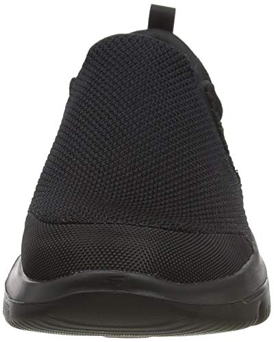 Skechers Performance Go Walk Evolution Ultra-Impec, Zapatillas sin Cordones Hombre, Negro (BBK Black Textile), 46 EU