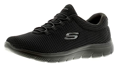 Skechers Summits, Zapatillas Mujer, Negro (BBK Black Mesh/Trim 85), 37 EU