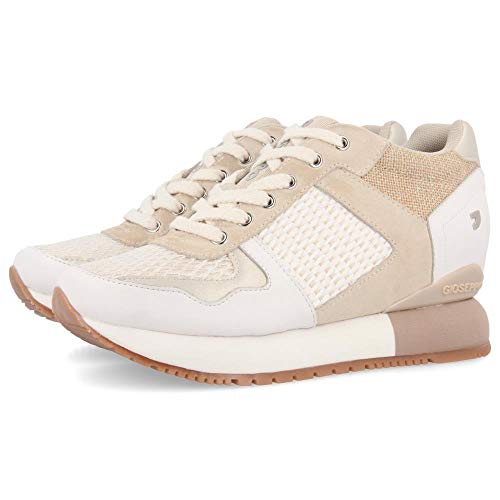 Sneakers Beige con cuña Interna para Mujer Bastogne