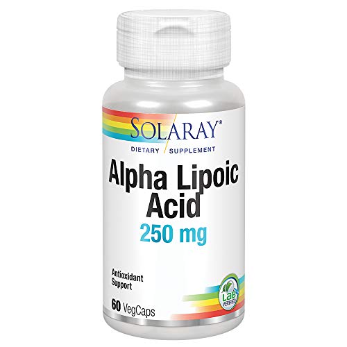 Solaray Alpha Lipoic Acid 250mg | Ácido Alfa Lipoico | 60 VegCaps